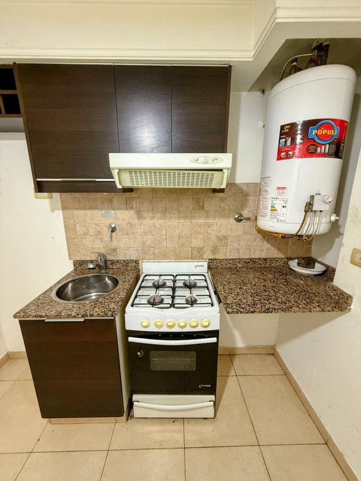 Alquiler departamento mono ambiente, con cochera, Villa Lugano